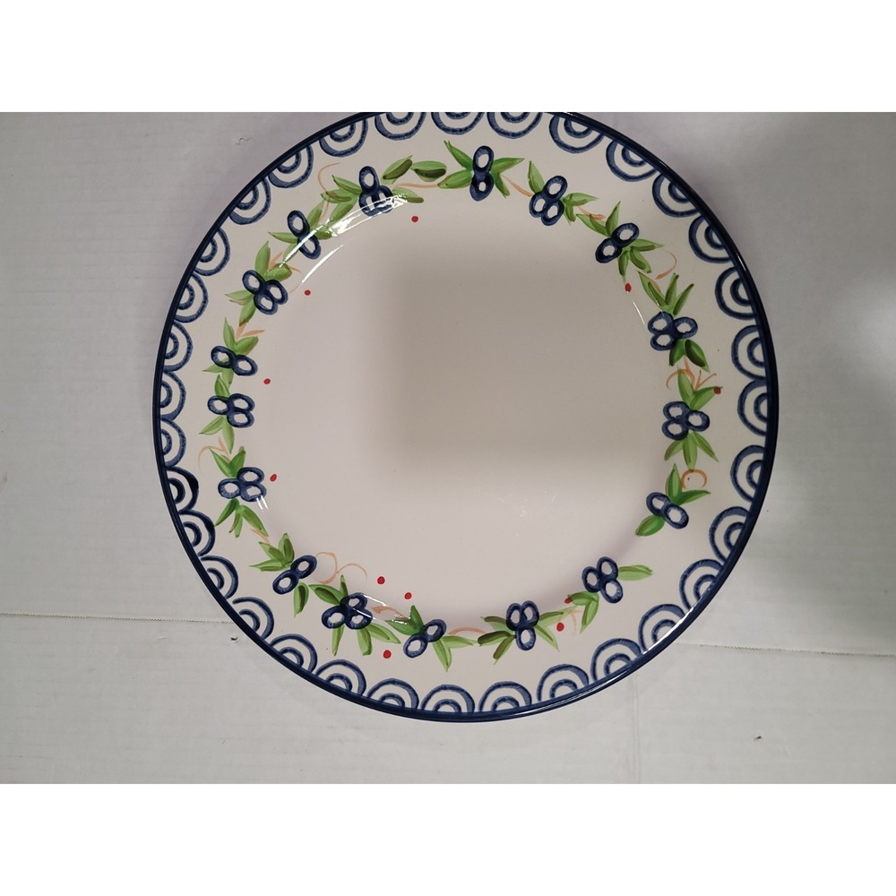 Pfaltzgraff Somersby 3 Dinner plates blueberry replacement set of 3